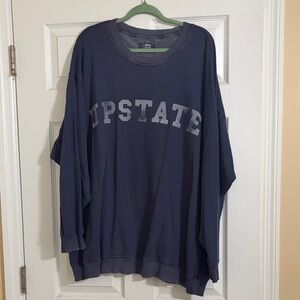 Aerie Navy Blue UPSTATE Sweatshirt
